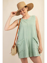 Load image into Gallery viewer, Mint Rae Mode Romper
