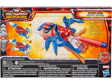 Load image into Gallery viewer, Marvel Mech Strike Mechasaurs Spider-Man Arachno Blaster, NERF Blaster with 3 Darts
