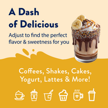 Load image into Gallery viewer, Skinny Mixes Dippin' Dots® Banana Split Ice Cream Syrup
