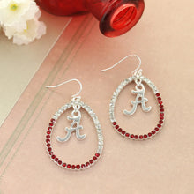 Load image into Gallery viewer, Alabama Crystal Loop Earrings
