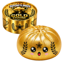 Load image into Gallery viewer, Fun Doh Sports Dumpling Squishy Fidget Toy - 12/Display
