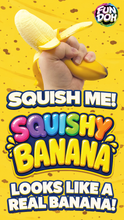 Load image into Gallery viewer, Fun Doh Banana Squishy Stress Relief Toy
