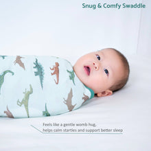 Load image into Gallery viewer, Have A T-rexcellent Day Sleep Swaddle 100% Organic Cotton
