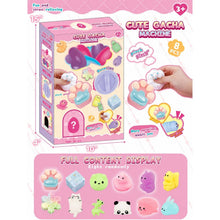 Load image into Gallery viewer, Cute Gacha Machine Squishy Toy Set
