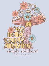 Load image into Gallery viewer, Simply Southern Short Sleeve Boxy Tees--Amazing--Pastel
