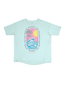 Simply Southern Short Sleeve Boxy Tees--Happy--Splash