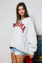 Load image into Gallery viewer, Alabama/AL Reversible Oversized Pullover
