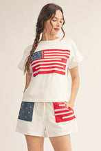 Load image into Gallery viewer, Jodifl- Stars and Stripes Casual Top
