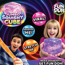 Load image into Gallery viewer, Fun Doh JUMBO Squishy Cube
