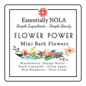 Blooming Bath Time Gift Set: 6 Mini Flower Shaped Bath Bombs