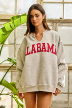 Load image into Gallery viewer, Alabama/AL Reversible Oversized Pullover
