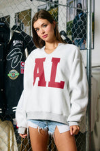 Load image into Gallery viewer, Alabama/AL Reversible Oversized Pullover
