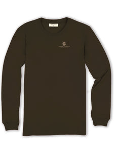 Simply Southern Long Sleeve Tee--Lead--Umber