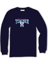 Load image into Gallery viewer, Simply Southern Long Sleeve Tee--Teacher--Eclipse
