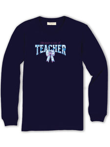 Simply Southern Long Sleeve Tee--Teacher--Eclipse