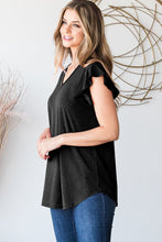 Load image into Gallery viewer, Ruffle Sleeve Everyday Top
