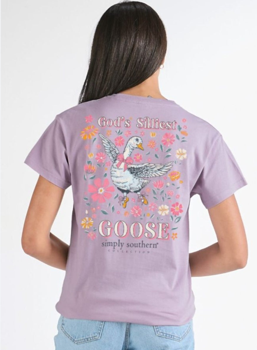 Simply Southern Short Sleeve Tee - Goose