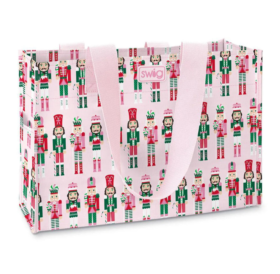Swig Sugar Plum Soldiers Reusable Bag - Large