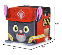 Load image into Gallery viewer, Rubble &amp; Crew Stuffed Animals, Charger, 4-Inch Cube-Shape

