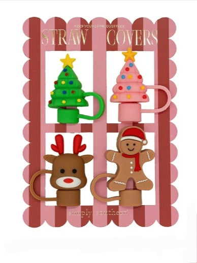 Simply Southern Straw Covers-Toppers- Holiday