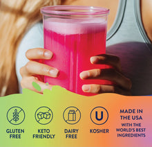 Load image into Gallery viewer, Skinny Mixes Sugar Free Strawberry Dragon Fruit Energy Syrup
