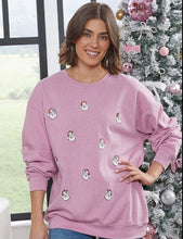 Load image into Gallery viewer, Simply Southern Holiday Crew--Santa -- Bubble Gum (Pink)
