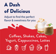 Load image into Gallery viewer, Skinny Mixes Sugar Free Happy Holidays Syrup Trio  Holiday Coffee Syrup
