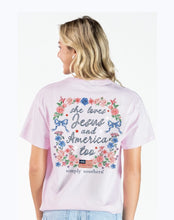 Load image into Gallery viewer, Simply Southern Short Sleeve T-Shirt - Jesus -Peony

