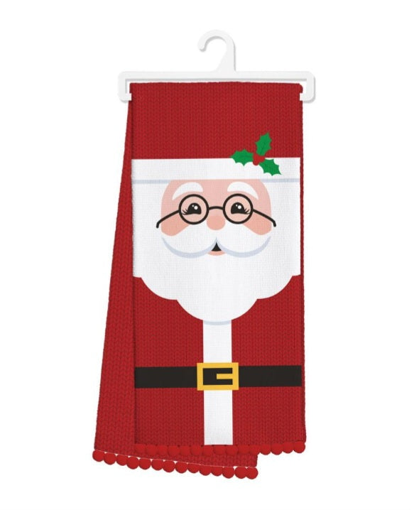 Swig Mr. Claus Tea Towel