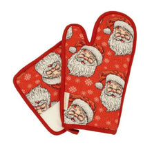 Load image into Gallery viewer, Simply Southern Holiday Oven Mitt and Potholder Set
