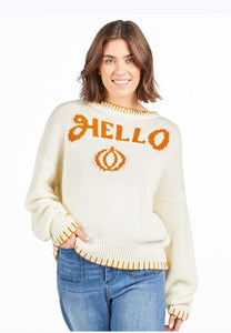 Simply Southern Sweater Imee-Hello Pumpkin