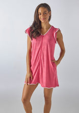 Load image into Gallery viewer, Simply Southern Zip Front Terry Cover Up Dress
