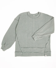 Load image into Gallery viewer, Simply Southern &quot;Amber&quot; Knit Top--Dark Blue &amp; Jade
