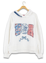 Load image into Gallery viewer, Simply Southern Floral USA Hoodie
