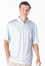 Load image into Gallery viewer, Simply Southern Men's Polo--WaterDude--Sky
