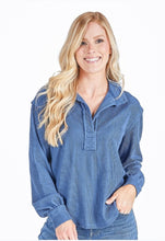 Load image into Gallery viewer, Simply Southern Knit Collard Top
