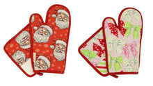 Load image into Gallery viewer, Simply Southern Holiday Oven Mitt and Potholder Set
