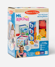 Load image into Gallery viewer, Melissa &amp; Doug Ms. Rachel Sort &amp; Count Nesting Blocks
