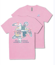 Load image into Gallery viewer, Simply Southern Short Sleeve Tee -Tracker17 - Quilted - Wash Pink

