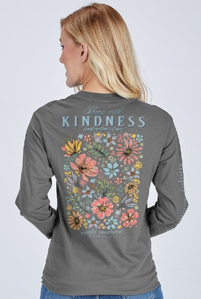 Simply Southern Long-Sleeved-SHINE-DKHTHR
