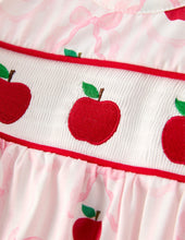Load image into Gallery viewer, Apple Bow Girls&#39; Romper
