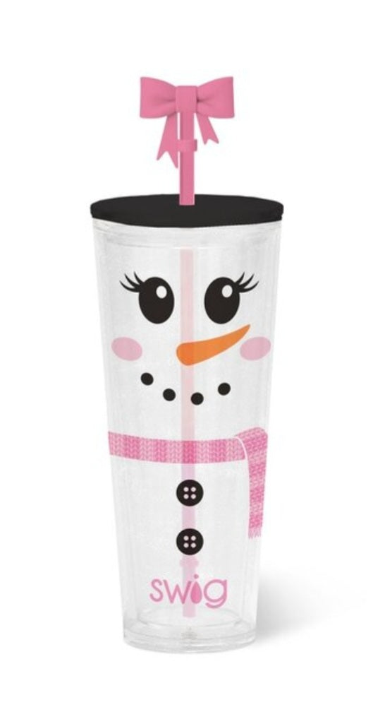 Swig 24 oz Ms Frost Plastic Tumbler