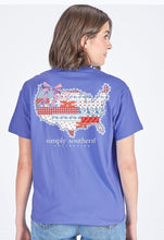 Load image into Gallery viewer, Simply Southern Short Sleeve T-Shirt - USA Patch - Bali
