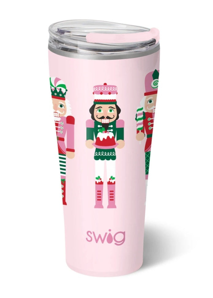Swig Sugar Plum Soldiers Tumbler 32oz