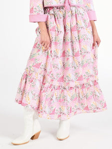 Simply Southern Ophelia Skirt- Multi Floral