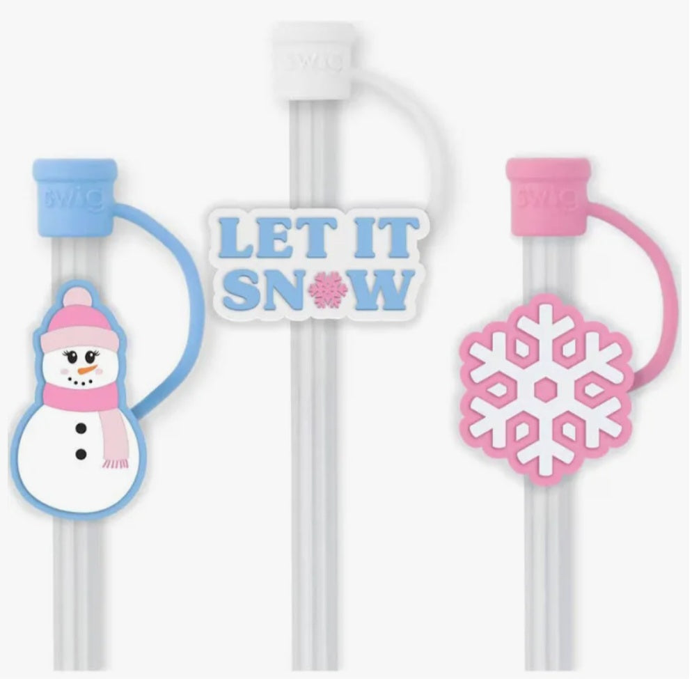 Swig Reusable Straw Toppers - Ms Frost