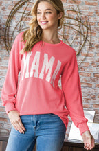 Load image into Gallery viewer, PLUS SIZE--SOLID URBAN RIBBED TOP - MAMA
