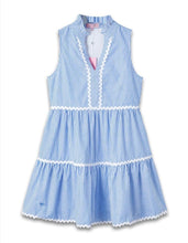 Load image into Gallery viewer, Simply Southern Prep Dress - Blue Stripe

