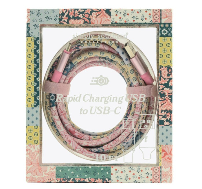 Simply Southern USB to USB-C Tech Cable 10ft