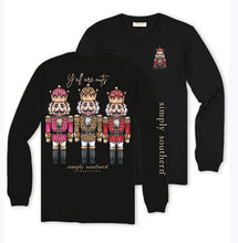 Load image into Gallery viewer, Simply Southern Long-sleeved Tee-Nutcracker-Black
